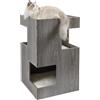 CanadianCat Cuccia per gatti a tre piani Castle Design CanadianCat - Grigio - Cuccia per gatti - 1° ORDINE? scegli lo sconto BZR5 / BZR20 + 200 punti fedeltà