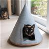 CanadianCat Cuccia per gatti in felcro Tenda Cone CanadianCat - Grigio chiaro - Cuccia per gatti - 1° ORDINE? scegli lo sconto BZR5 / BZR20 + 200 punti fedeltà