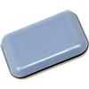 Adsamm® / 4 x scivoli autoadesivi in PTFE / grigio azzurri / 24x34 mm / rettangolari / pad adesivi in PTFE e gomma da 5 mm di spessore / piedini protettivi per arredi Adsamm® Quality