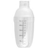Qcwwy Shaker per Cocktail, Kit Shaker per Cocktail in Resina con Misurino a Barra Trasparente, Shaker per Latte, Tazza Graduata di Grande capacità per Accessori per Utensili da Bar (530ml)