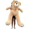 bananair Orso Peluche Gigante, 100 a 340 cm - Assemblato in Francia, Certificato CE - Morbido e Soffice, Abbracci Garantiti - Il Regalo Perfetto per Compleanni e Altre Celebrazioni (160 cm)