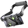 Cellularline - Handle Case - Custodia per Tablet, Rotabile 360°, Con Elestici in Silicone, con Maniglia, Tracolla Regolabile e Porta Pennino - Per Display Tablet fino a 9 - Nero
