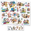 Paper Projects Adesivi in Vinile Paw Patrol, Perfetti per Decorare camere da Letto e mobili per Bambini, Bordi Multicolori/Trasparenti, Varie Misure