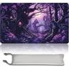 MilkPlaymat MTG Tappetino da gioco - 60 cm x 35 cm, arte originale, tappetino TCG antiscivolo con fondo in gomma e bordi cuciti, Commander TCG Rullabile e pieghevole tappetino per carte (No Zone, mtg49-1)
