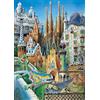 AveJoys Puzzle per adulti 1000 pezzi opere di Gaudí a Barcellona 70 x 50 cm puzzle per adulti gioco educativo sfida giocattolo 1000 pezzi puzzle per adulti bambini