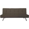 brico DIVANO CLICK CLACH BRICO CASA LETTO NEW MARRONE RIVESTIMENTO IN TESSUTO (L 180 x P 81 x A 79 cm )