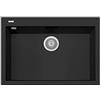 Plados Telma ON7610 UG 70 - MICROULTRAGRANIT One Lavello 1 vasca 76x50 cm - Nero matt