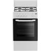 BEKO CUCINA A GAS 4 BRUCIATORI FORNO GAS 54lt 50x50 BIANCO CSG42009DW