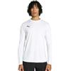 PUMA teamGOAL LS Jersey, Maglia da Calcio Men's, Bianco Black-Piuma Grigio, S