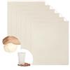 10 Pezzi Garza Alimentare, 6 Pezzi (50 x 50 cm) + 4 Pezzi (60 x 60 cm), Panni da Formaggio per Filtrare Non Sbiancato, Lavabile Panno Filtrante per Filtrare Succo di Formaggio Tè Spezie
