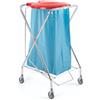 Forcar Carrelli Portasacco con Struttura a X Forcar CA1603 - Dim. 58x56x102(h) cm