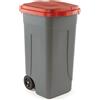 Forcar Pattumiere in Polietilene per Differenziata Forcar AV4682R - Dim. 54x49x85(h) cm - Rosso