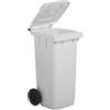 Forcar Pattumiera in Polietilene Forcar AV4674 - Capacità 120 L - Colore Bianco