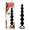DILDO ANALE CON PERLINE DELL'AMORE "BLACK MONT" - 15 CM