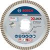 Bosch Accessories Bosch Professional 2608615132 Disco Diamantato, per Ceramica, X-Lock, Extraclean Turbo, Ø125 mm, Diametro Ø: 22.23 mm