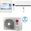Lg Climatizzatore Condizionatore Artcool Gallery LCD + Dualcool Deluxe R32 Dual Split Inverter 9000 + 12000 BTU con U.E. MU3R21 NOVITÁ Classe A+++/A+