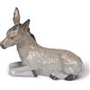 NAO Figura Statuina in Porcellana Asino Presepe 17x13cm Decorazione Natalizia