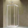 Siro Box doccia ad angolo 90x90 cm 2 ante scorrevoli bianco/stampato