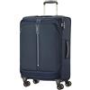 Samsonite Popsoda Spinner M, Valigia espandibile, 66 cm, 68/73.5 L, Blu (Dark Blue)
