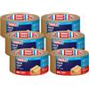 Tesa tesapack STRONG PAPER - Nastro da imballaggio in carta - 92% di materiali rinnovabili - Strappabile a mano - Nastro da imballaggio per pacchi medi - Marrone - 6 rotoli da 50 m x 50 mm ciascuno