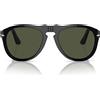 Persol Occhiali da Sole PO0649 95/31 Nero/Verde Unisex