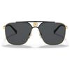 Versace Occhiali da Sole VE2238 143687 Oro/Grigio Scuro Unisex