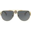 Versace Occhiali da Sole VE2225 100287 Oro/Grigio Unisex