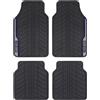 SPARCO Set 4 tappeti SPARCO nero / blu