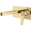 Mariner Kobra rubinetto lavabo a parete, proiezione: 174 mm, incluso corpo incasso, KOB0055-OR, Kobra oro [Rubinetteria Bagno > Rubinetteria Lavabo]