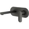 Mariner Uno rubinetto lavabo a parete proiezione: 220 mm, incluso corpo incasso, UNO0055-GR, Uno grafite opaco [Rubinetteria Bagno > Rubinetteria Lavabo]