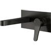 Mariner Kobra rubinetto lavabo a parete, proiezione: 174 mm, incluso corpo incasso, KOB0055-GM, Kobra antracite spazzolato [Rubinetteria Bagno > Rubinetteria Lavabo]