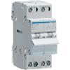 HAGER Commutatore Selettore per Impianti Trifase Norma IEC 60947-3 2 Poli 40A Curva 1-0-2 2 Moduli IP20 Hager SFT240 [03181000]