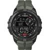 Timex Orologio da uomo UFC Rush da 52 mm, cinturino verde, quadrante digitale, cassa nera TW5M59400