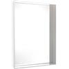 Kartell Only Me Specchio Rettangolare, Bianco, 50x70 cm