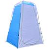 XJKLBYQ Tende da bagno per campeggio, 190t acqua e tenda da doccia a prova di sole con porta con cerniera, corda anti e piolo per esterno
