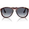 Persol Occhiali da Sole PO0649 24/86 Havana/Blu Sfumato Unisex
