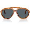 Persol Occhiali da Sole PO0202S 960/R5 X Netflix Serie Senna Marrone/Blu Unisex