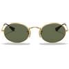 Ray-Ban Occhiali da Sole RB3547N 001 Oval Oro/Verde G-15 Unisex