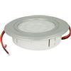 LEDLUX Mini Faretto Led Da Incasso Dimmerabile, Touch Dimmer On Off,DC 12V 24V 3W,Rotondo Foro 60mm (Argento Satinato, Bianco Caldo 3000K)