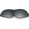 BlazerBuck Lenti di ricambio polarizzate anti-sale per Oakley Sliver XL OO9341, Argento Cromato - Polarizzato, 0