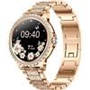 Generic Smartwatch Donna con Chiamate Bluetooth,20 Modalità Sportive Smart Watch con Cardiofrequenzimetro Sonno,Notifiche Messaggi,1.32 Diamante IP67 Orologio Smartwatch Donna per Android iOS Oro Rosa