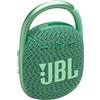 JBL Clip 4 Eco Altoparlante Portatile Bluetooth Wireless Verde Impermeabile IP67