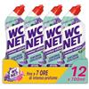 Wc Net - Limited Edition Violet Vibes, Detergente Liquido per Sanitari, Essenza Iris Viola e Patchouli, Prevenzione Calcare e Igienizzante per WC, 700 ml x 12 Confezioni
