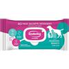 Inodorina Salviette Detergenti Umidificate per Cuccioli Cani e Gatti Muschio Bianco Everyday 40 pz