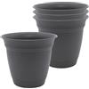The HC Companies Fioriere, grigio caldo, 20,3 cm (confezione da 4)