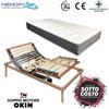 MEMORYLINE PLATINUM + LIGHT RELAX - Rete motorizzata + materasso in memory Piazza e Mezza (120x190)