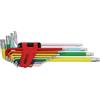 KS Tools 151.4440 Set chiavi maschio Torx piegata, extra lunga, 14 pz
