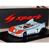 Spark PORSCHE 908/03 #7 JOEST / SCHULER 2ND MONZA 1972 SPARK S2333 1:43
