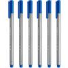 STAEDTLER Triplus 334 - Pennarelli a punta fine, 0,3 mm, confezione da 6, colore: blu