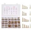 VEVOR Kit Assortimento Bulloni Viti Dadi 906 pezzi Acciaio Legato M4/M5/M6/M8